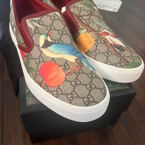 Gucci Supreme Multicolor Slip-On Sneakers